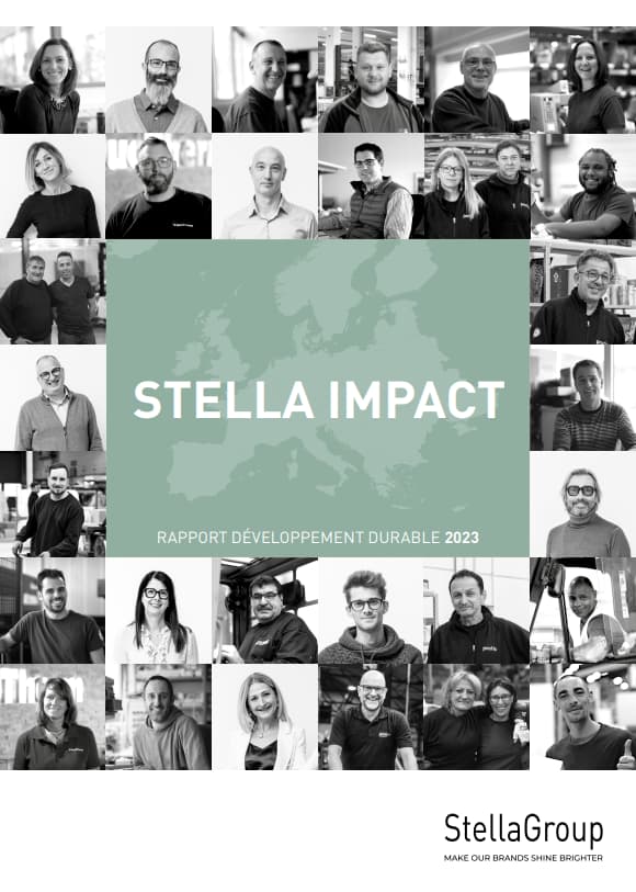 Couverture du rapport développement durable 2023 - StellaGroup